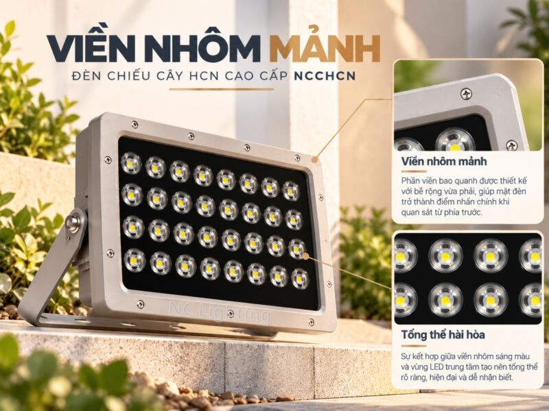 NCCHCN có viền nhôm mảnh