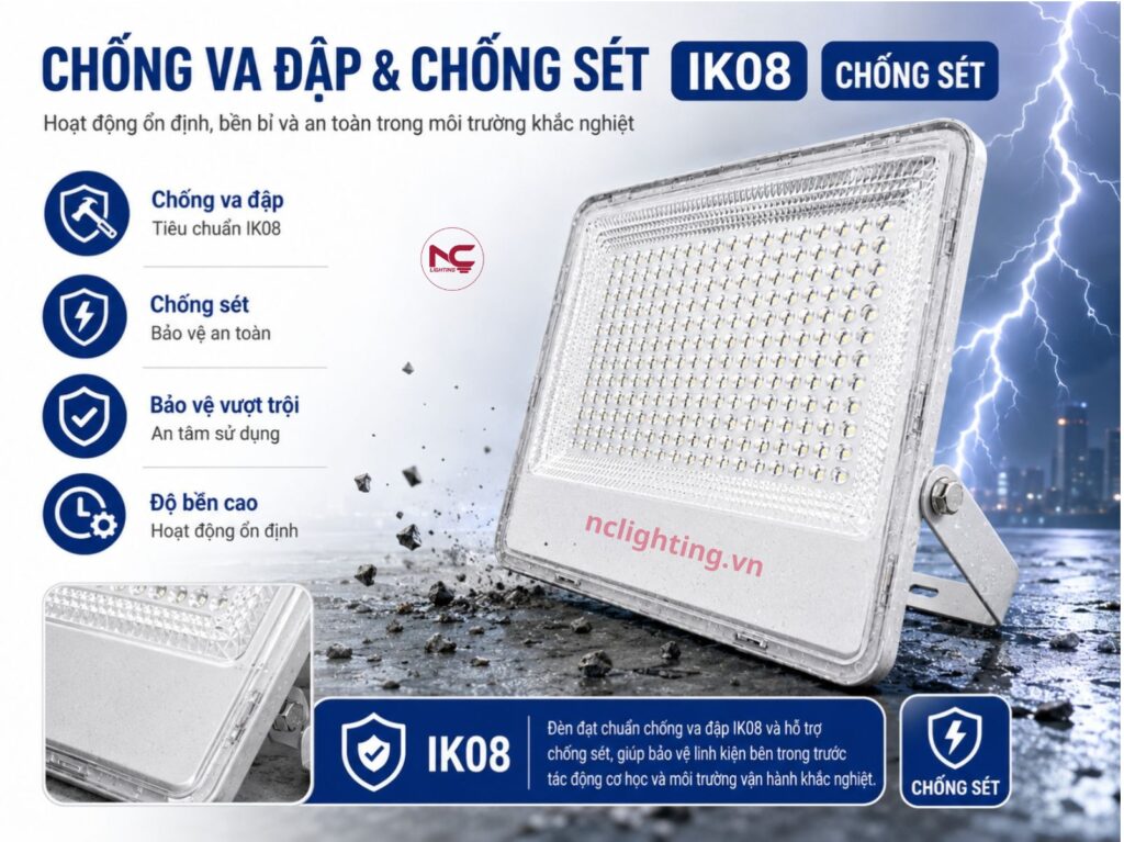 PNC-54 có khả năng chống va đập và chống sét