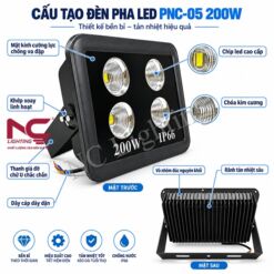 Cấu tạo đèn pha Led PNC-05