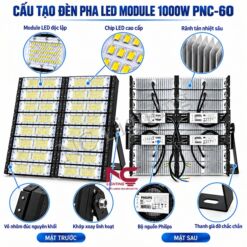 Cấu tạo đèn pha Led PNC-60
