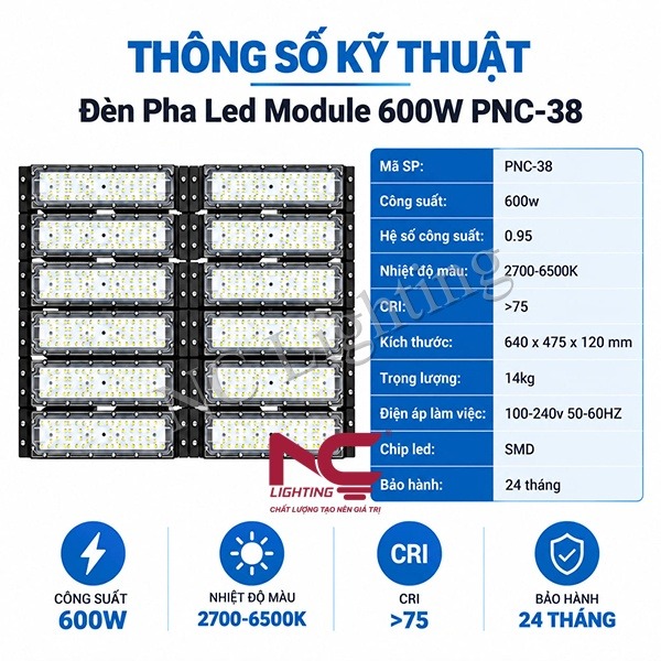 thong-so-den-pha-led-pnc-38 Thông số kỹ thuật đèn pha LED PNC-38