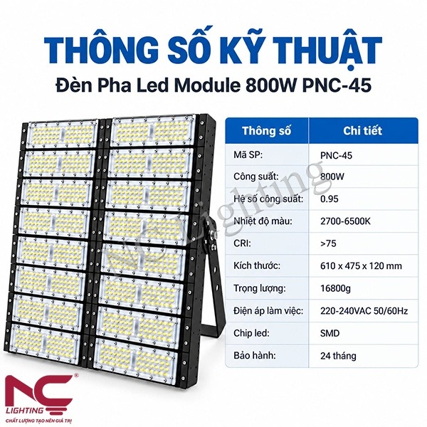 thong-so-den-pha-led-pnc-45 Thông số kỹ thuật đèn pha LED PNC-45