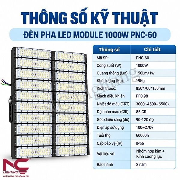 thong-so-den-pha-led-pnc-60 Thông số kỹ thuật đèn pha Led PNC-60