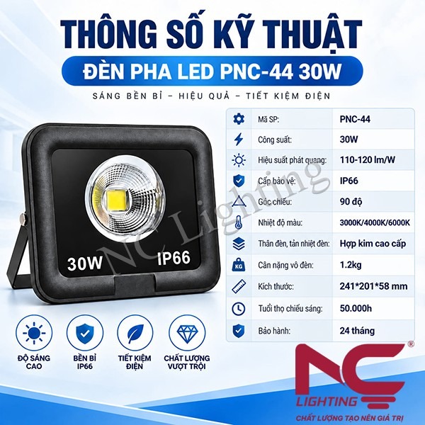 thong-so-ky-thuat-den-pha-led-30w-pnc-44 Thông số kỹ thuật đèn pha LED 30W PNC-44