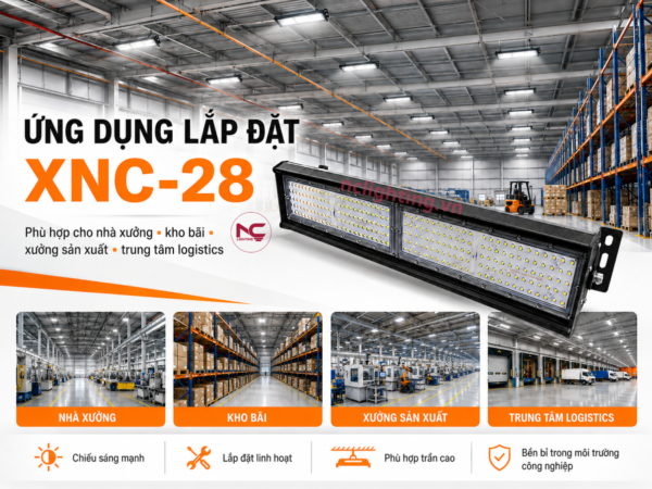 XNC-28 được sử dụng trong môi trường nhà xưởng