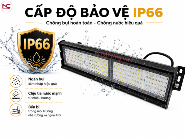 XNC-28 đạt chuẩn cấp độ bảo vệ IP66