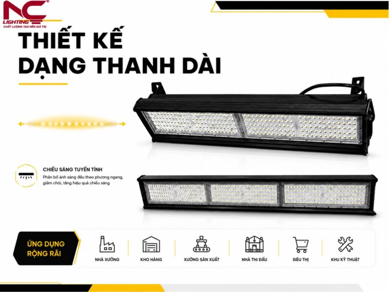 XNC-28 thiết kế dạng thanh dài