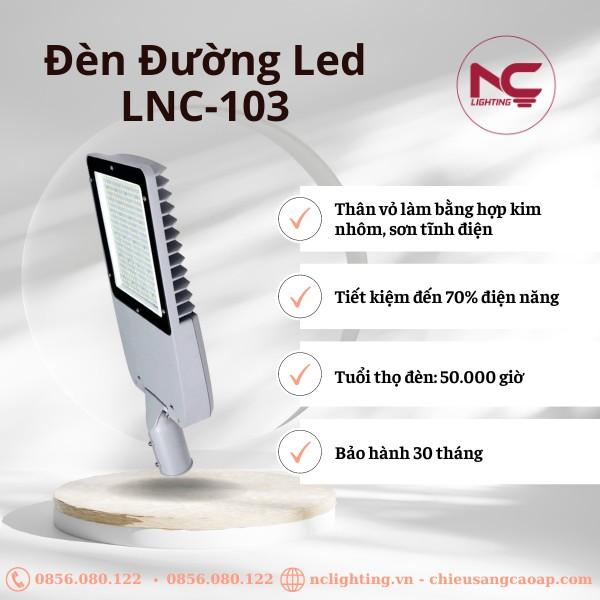 mô tả đèn đường led lnc-103