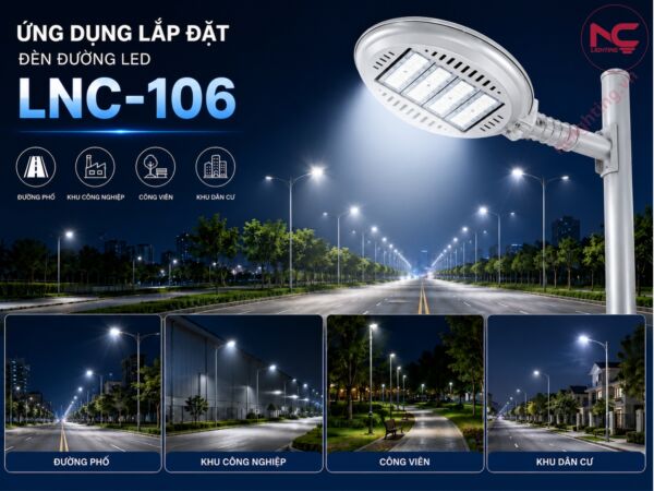 lnc-106 được ứng dụng rộng rãi ngoài trời