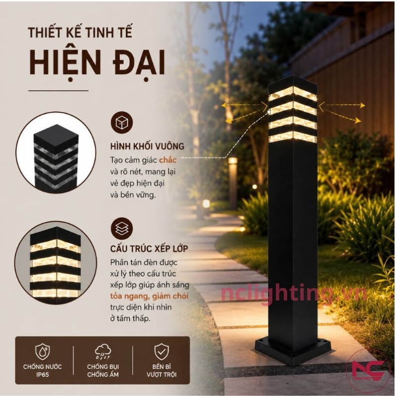 DN27 sở hữu thiết kế hiện đại với đầu hình vuông khối chắc chắn