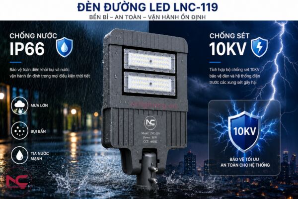 lnc-119 tích hợp khả năng chống sét 10kv