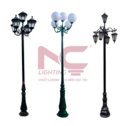 Cột đèn sân vườn 5 bóng