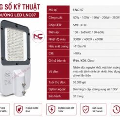 LNC-07 có nhiều thông số nổi bật