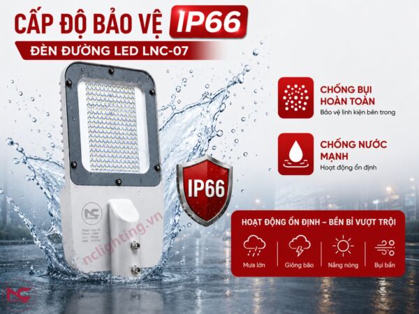 LNC-07 theo cấp độ bảo vệ IP66