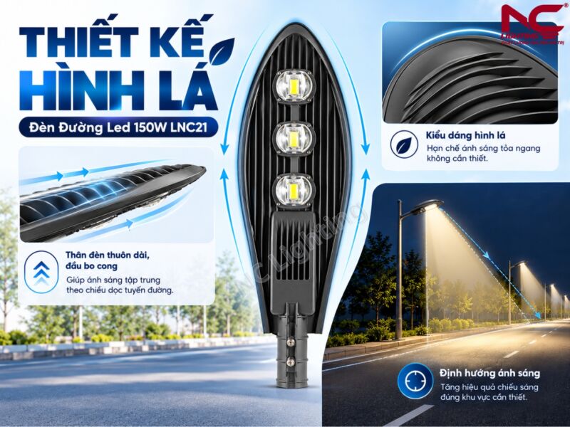 Thiết kế của LNC-21 theo hình lá tạo sự mềm mại