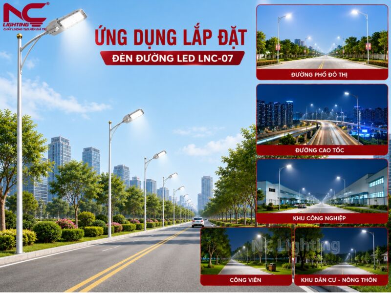 Ứng dụng của LNC-07 trong chiếu sáng