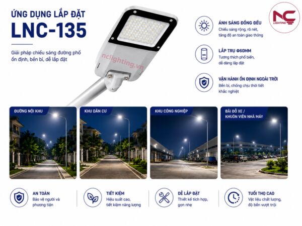 lnc-135 sử dụng ở nhiều môi trường khác nhau
