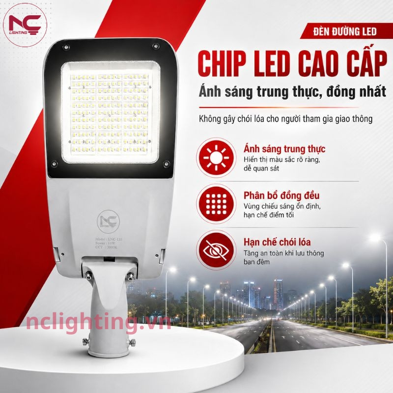 LNC-135 sử dụng chip led cao cấp