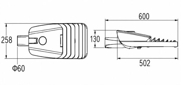 bản vẽ kích thước lnc-135 100w