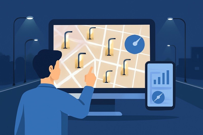 tiết kiệm điện cho đèn đường