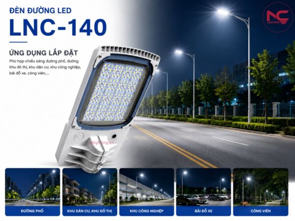 lnc-140 được ứng dụng rộng rãi ở môi trường ngoài trời