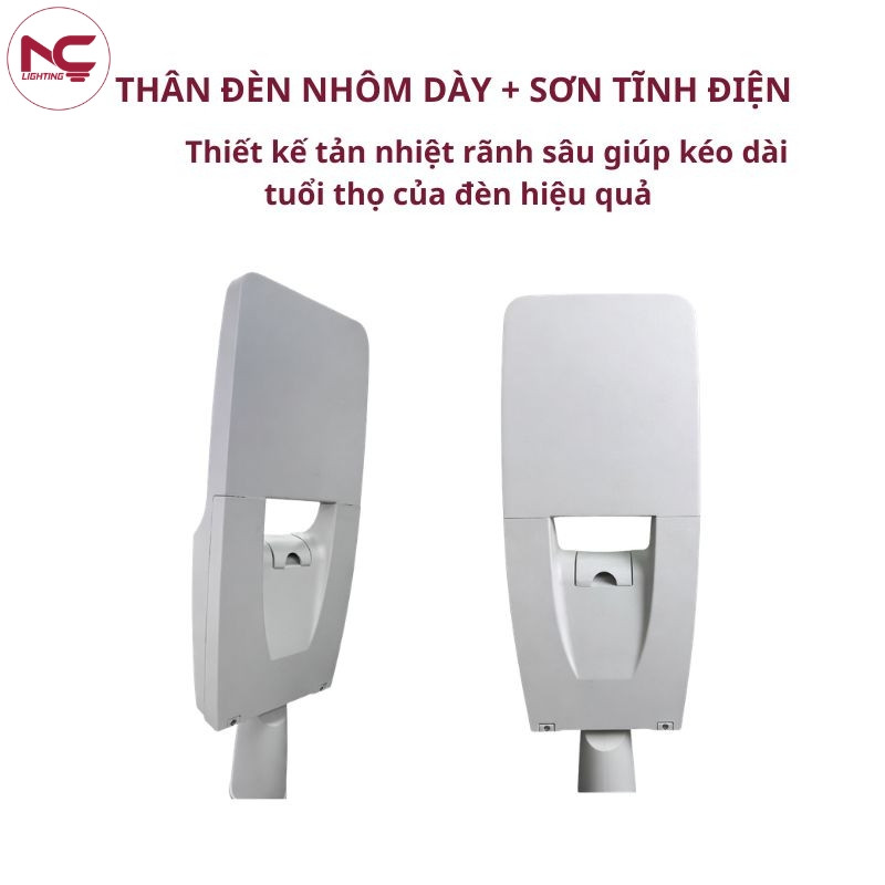 LNC-139 có tay cầm chắc và thân đèn nhôm dày