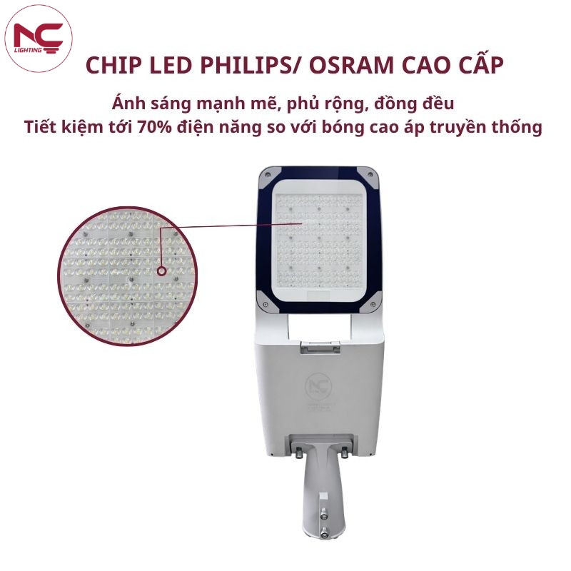 LNC-139 sử dụng chip led cao cấp cho ánh sáng mạnh