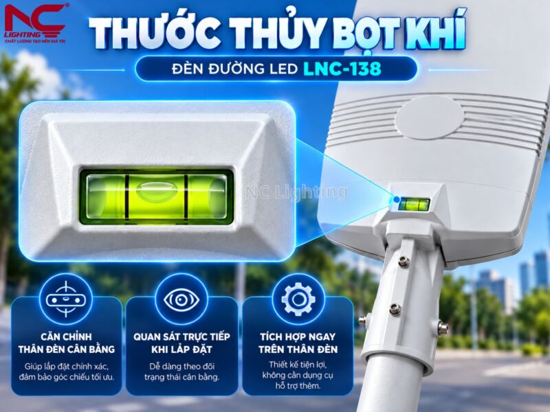LNC-138 có thước thuỷ bọt khí