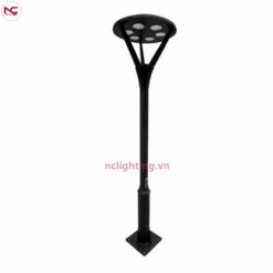 Trụ đèn trang trí sân vườn DN29 hiện đại thân cao màu đen