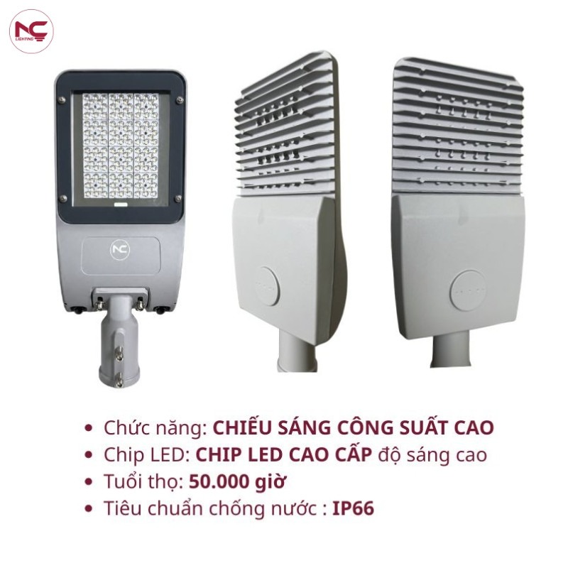 LNC-144 có chức năng chiếu sáng công suất cao, chip led cao cấp và tuổi thọ lên đến 50.000 giờ