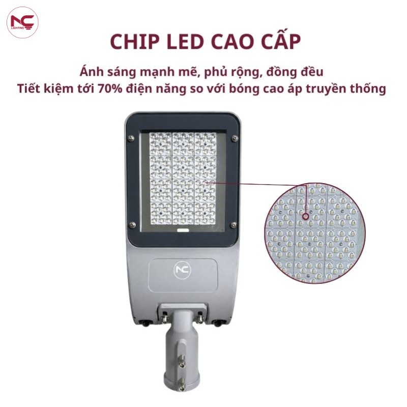 LNC-144 sử dụng chip led cao cấp với ánh sáng tập trung
