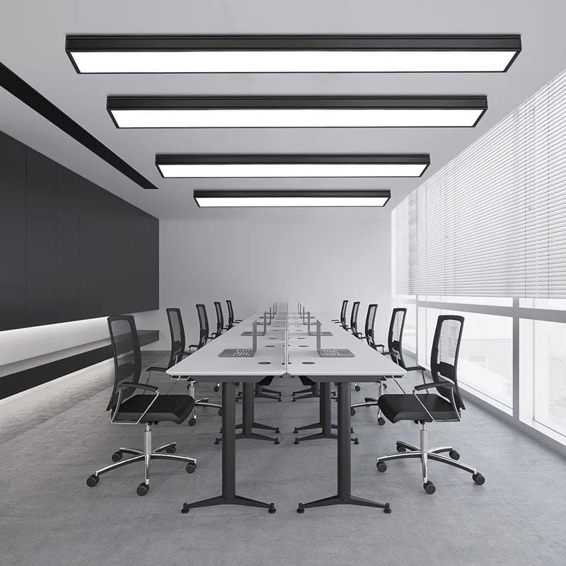 Mẫu đèn thả văn phòng hiện đại lắp đặt cho phòng họp sang trọng