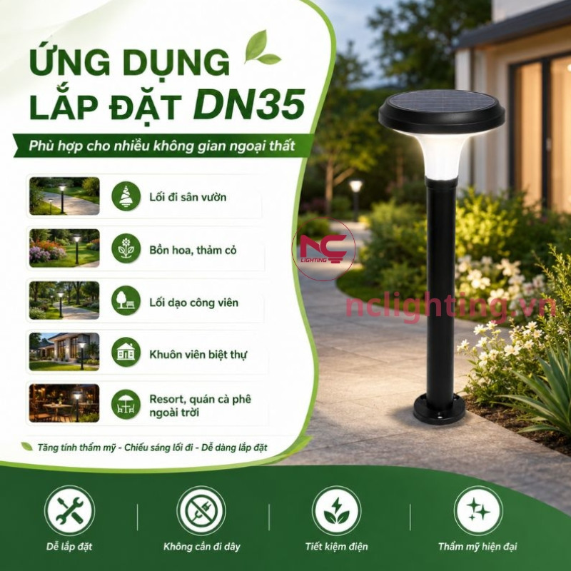 DN35 được ứng dụng đa dạng ở nhiều vị trí khác nhau
