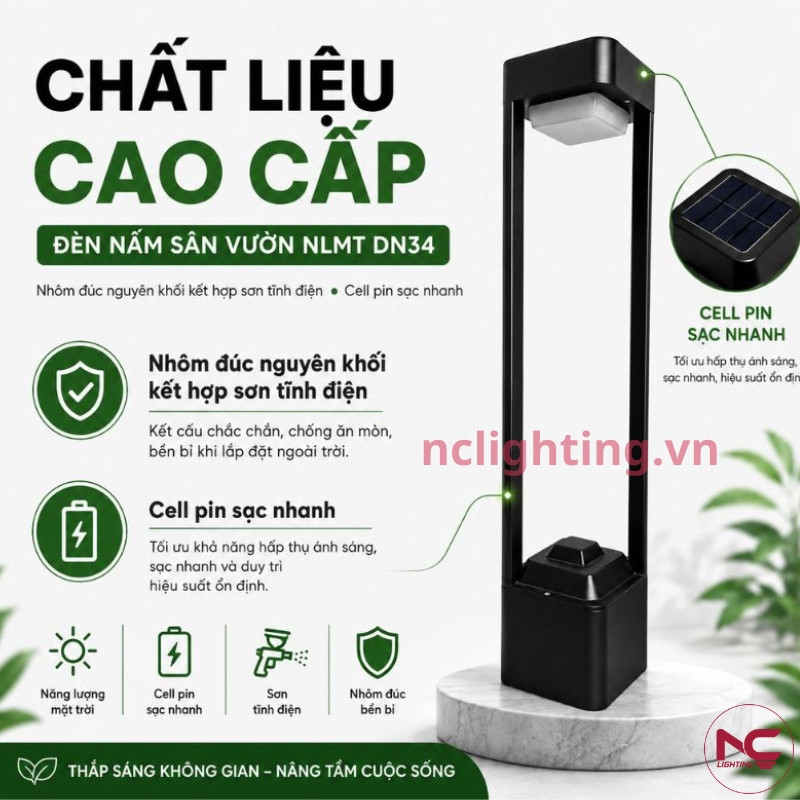 DN34 làm từ chất liệu cao cấp