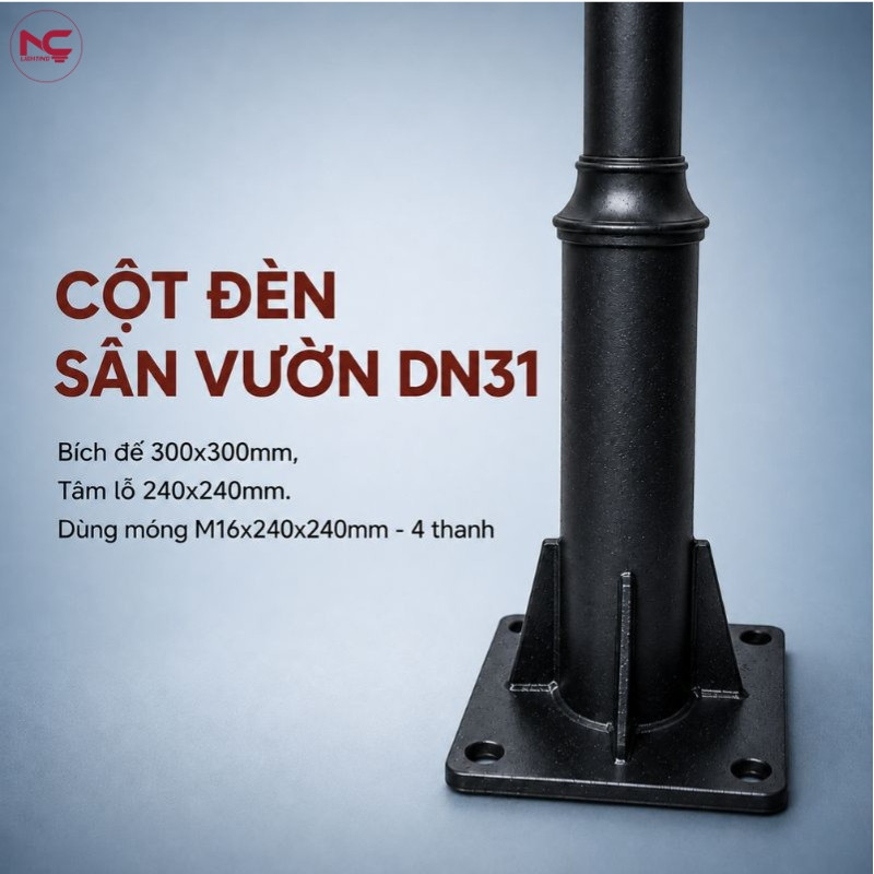 DN31 có kích thước chuẩn