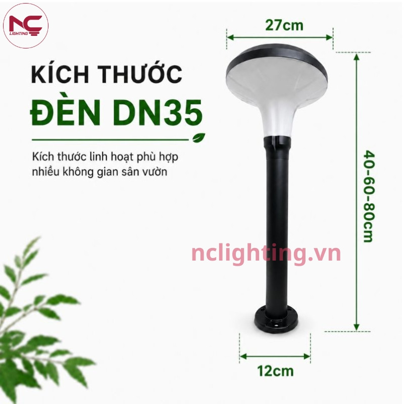 DN35 có kích thước linh hoạt
