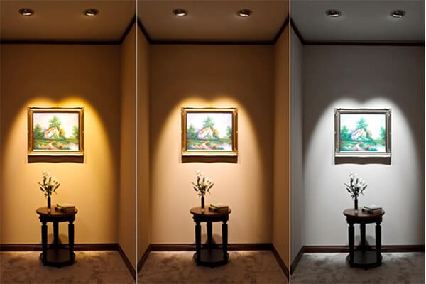 Các loại đèn âm trần chiếu điểm