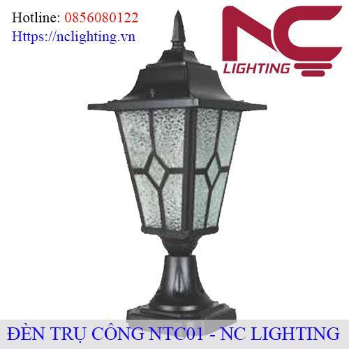 Đèn cột tân cổ điển để chiếu cổng