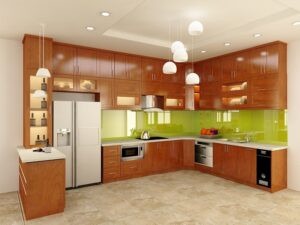 Đèn tủ bếp chiếu sáng hỗ trợ vùng dưới