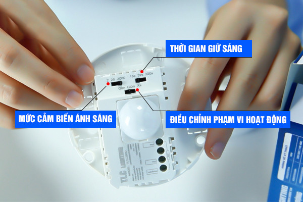 Mô tả cách hoạt động của công tắc cảm biến ánh sáng
