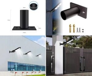 Cần đèn gắn tường khu vực cổng chính