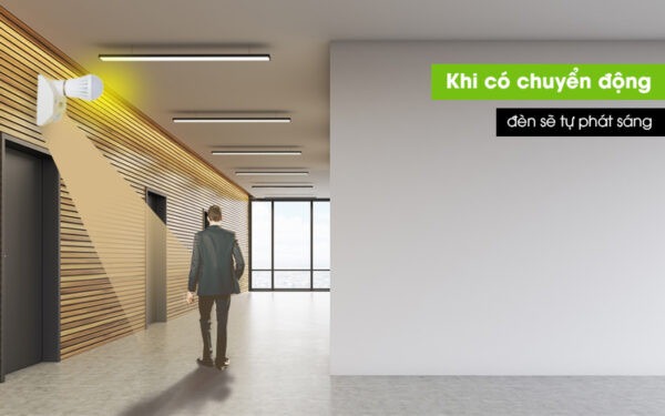 Đèn cảm biến tự động sáng khi có chuyển động