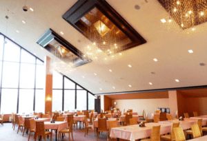 Đèn chiếu sáng nhà hàng dạng thả trang trí