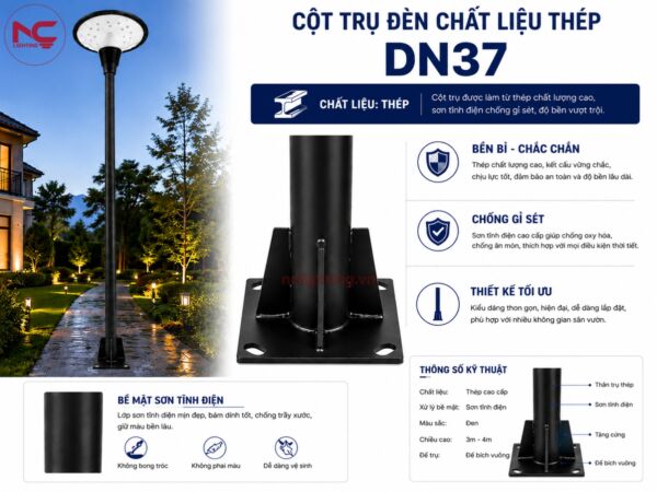 dn37 được làm từ thép cao cấp