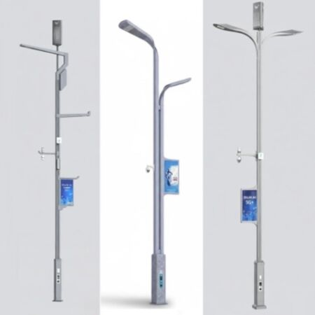 Cột đèn chiếu sáng lắp đặt khu dân cư hiện hữu