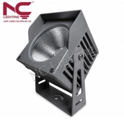 Đèn chiếu cột chóa sâu vuông xám NCRCVX