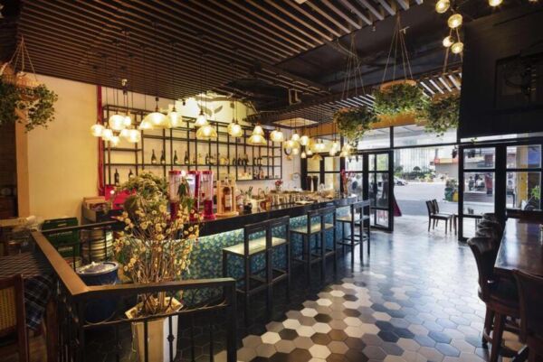 Đèn thả quán bar cho quán bar kết hợp nhà hàng