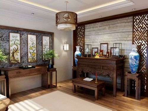 Đèn ốp trần kiểu tân cổ điển cho phòng thờ nhỏ