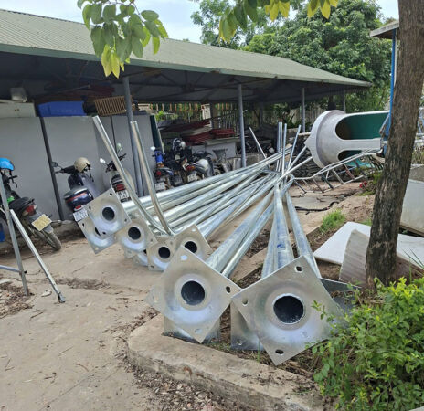 bàn giao cột cho dự án thạch bàn b