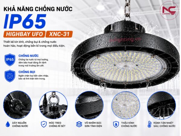 xnc-31 có khả năng chống nước ip65